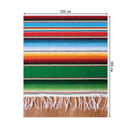 The tablecloth “Mexican style”, rectangular, Saten, size 120x145 cm-1