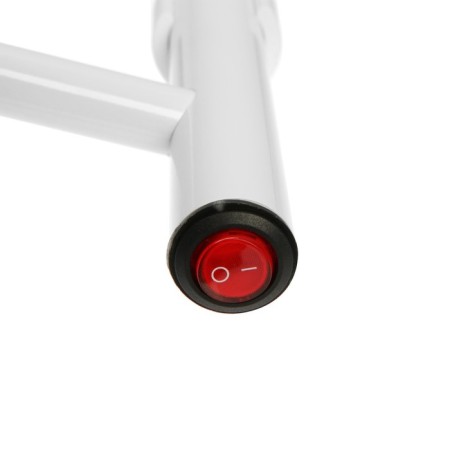 Electric towel Zein PE-06 "Rib", 500x800 mm, d = 25, white-4