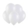 Latex ball 12 ", pastel, set 100 pcs., White color