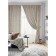Set of curtains Lokki, size 440x270 cm, tulle - 450x270 cm