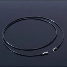 Korean wax thread, 55 cm, d = 1 mm, black color