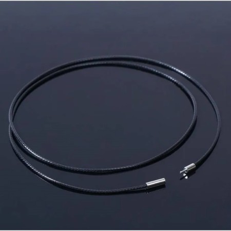 Korean wax thread, 55 cm, d = 1 mm, black color