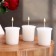 Aromatic candle "Clean Cotton", pure cotton, set 5x4.5 cm, 3 pcs