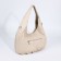 Love bag with a zipper, 3 outer pockets, beige color