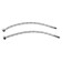 Comer for the kitchen "Everest" B52-032, single-leaf, pour 119 mm, chrome