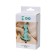 Anal vibrovalok BLAND, silicone, mint color, size 12 cm, d = 2.8 cm