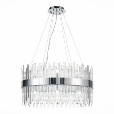 Люстра подвесная St Luce. SL1160.103.18. Bafo. 18х5 Вт, G9, 4000K, 70х70х42 см, цвет хром