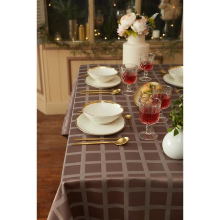 The tablecloth "Ethel" Geometry 150*180 +/- 3cm, cell, pl. 192 g/m2, hl with VGMO-2