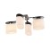 Ceiling chandelier BICE 4x40W E14 Chrome 51x51x20cm