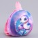 New Year's Baby backpack "Magic Snake", plush, purple color, for the New Year