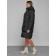 Coat insulated winter female, size 44, black color