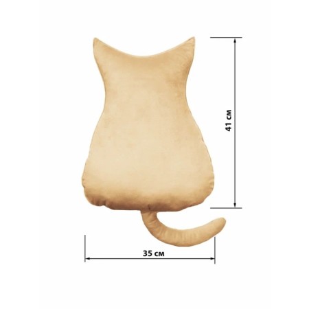 Decorative pillow "Cat", size 35x41 cm-2