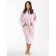 Frequency bathrobe, size 52, light pink color
