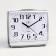 Alarm clock "Classic", discrete move, 14.3 x 6.5 x 13.2 cm, silver