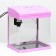 The Seastar HX-240F Aquarium includes: LED lamp, filter, 10 l, pink