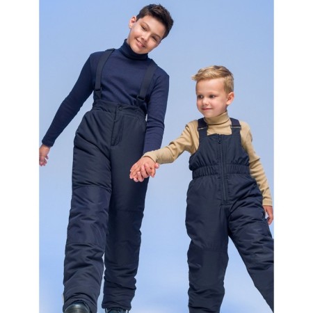 Semi-combinezone children, height 104 cm, dark blue color-11