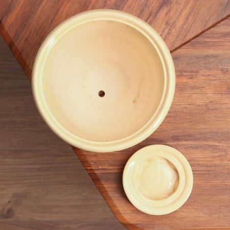 Pot Flower Crete No. 3, beige 3.7 liters-3