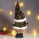 Interior doll "Santa Claus in a gold cap and a vest with sequins" 55x16x22 cm