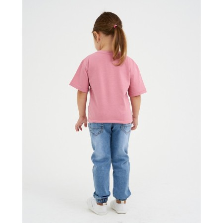 Children's T-shirt KAFTAN "How Mom" ​​R.36 (134-140), Pink-2