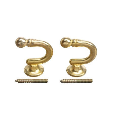 Hook for curtains ks003, one -rod, color gold-5
