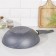 Granite frying pan, d = 28 cm, removable handle, anti-stick coating, gray color