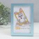 Photo frame Plastic "Watercolor" 10x15 cm, blue