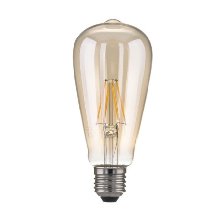 Filament LED lamp Elektrostandard, ST64 F, 65x65x140 mm, 6W, E27, 850LM, 3300K-1