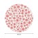 The tablecloth “Snowflakes in winter”, round, Saten, d = 150 cm
