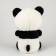 Soft toy with a plaid "Panda"
