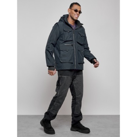 Luy jacket transformer male winter, size 56, dark blue color-2