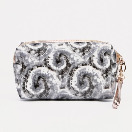 Lightning cosmetic bag, gray color-1