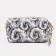 Lightning cosmetic bag, gray color