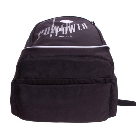Youth backpack 44 x 28 x 23 cm, ergonomic back, laptop compartment, Grizzly 335, black/gray RU-335-3_3-6