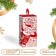 Gift box "New Year's wishes", 9.5 x 9.5 19.7 cm
