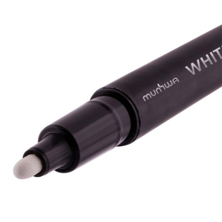 Permanent marker 3.0 mm, munhwa, bullet, white-1