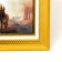 Photo frame plastic 15x20 cm "Golden bricks with a white insert" 25x20 cm