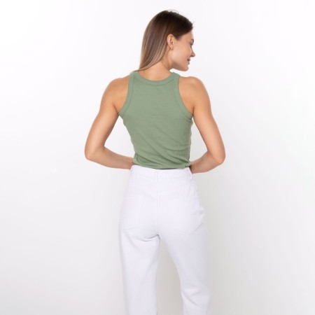 T -shirt female, green color, size 44-5