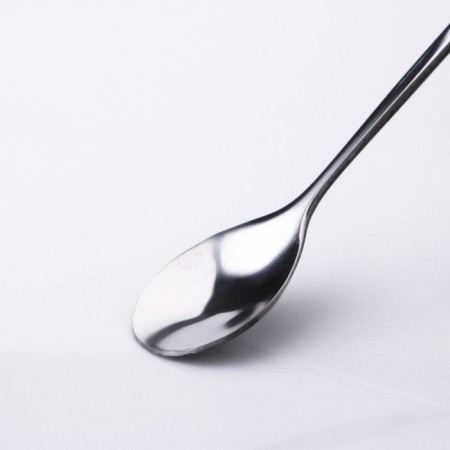 Spoon for stainless steel cocktails, length 31.5 cm, silver color-1