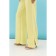 Women's trousers with an ELISEEVA Olesya section, size 44, yellow color
