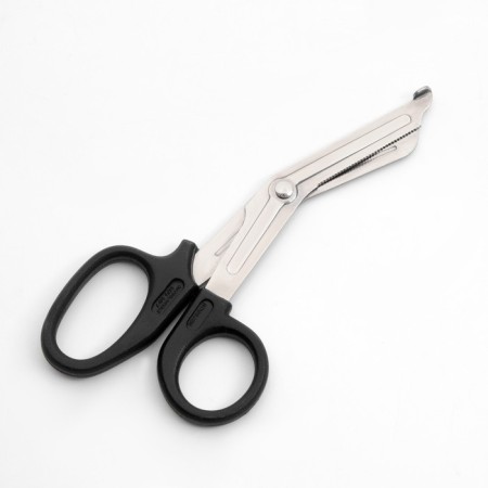 Medical scissors, tactical, curved-1