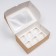 Packaging for 6 cupcakes with a window, craft, 25 x 17 x 10 cm