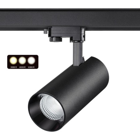 TRACKARY LNI, 30W, 3000-4000-6000K, 2700, 3-F, Black Color Black