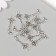 Decor Metal for creativity "Pattern key - for happiness" 2.5x1 cm