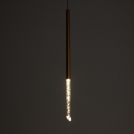 Lamp "Acota" LED 5W 4000k matte gold 2x2x60-160cm-3