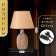 Jesse table lamp E14 40W chocolate-white 25x25x39 cm