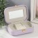 Casket to the leatherette for jewelry "Emory" Lilac15x10x4.5 cm