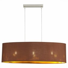 Suspended EVOLUCE lamp. Sle300583-03. Brescia. 3x40 watts, E27, 75x22x22 cm, Nickel color