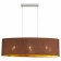 Suspended EVOLUCE lamp. Sle300583-03. Brescia. 3x40 watts, E27, 75x22x22 cm, Nickel color