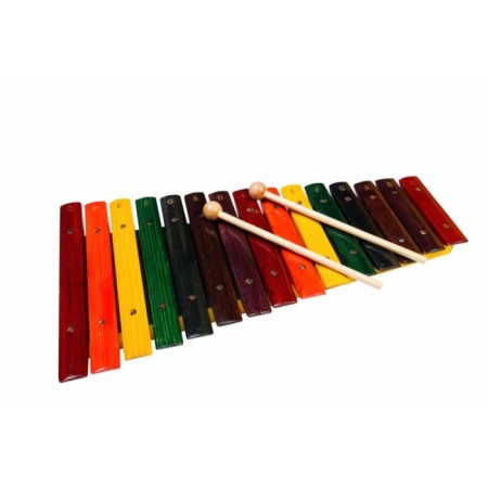 Flight FX-15C (15 notes), multi-colored, 2 sticks