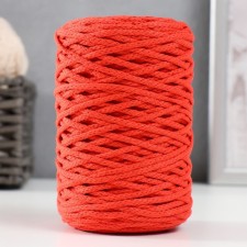 Knitting cord without core 70% cotton, 30% polyester width 3mm 100m/160 ± 10g (136)